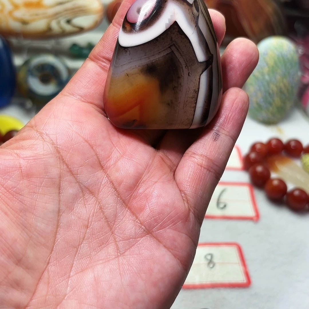 好***瘦玛瑙/玉髓未镶嵌颈饰