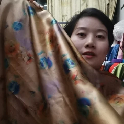 蚕丝3.5米皮子香云纱布料