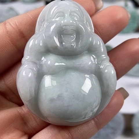 翡翠颈饰未镶嵌大佛福利