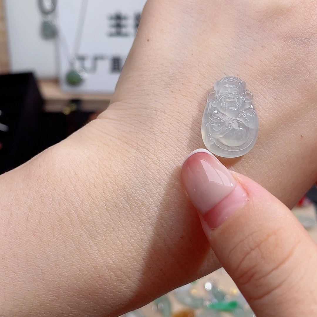 颈饰未镶嵌翡翠缅甸天然翡翠a货