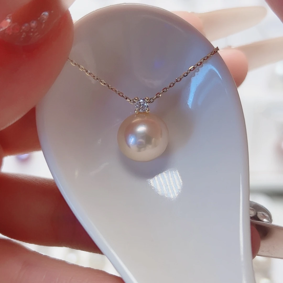 未镶嵌淡水珍珠吊坠(赠链)