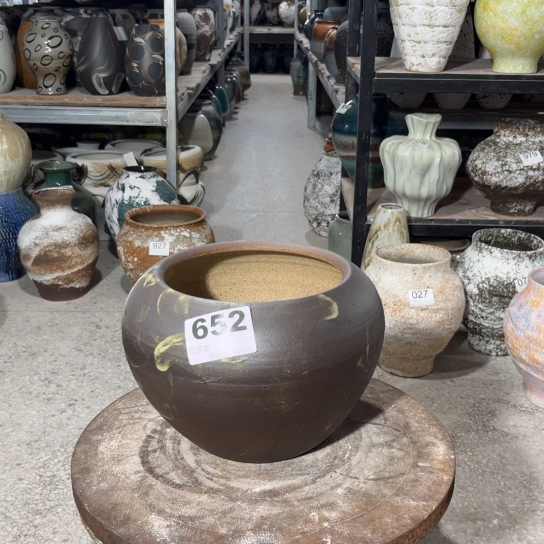 景德镇陶瓷花器默认无孔编号652口18高20