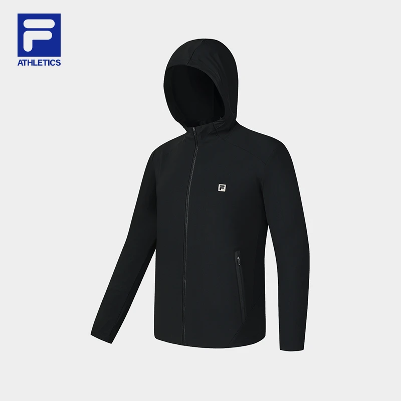 Fila/斐乐新款男子【质感精编抗紫外线50 连帽外套】A11M531501F
