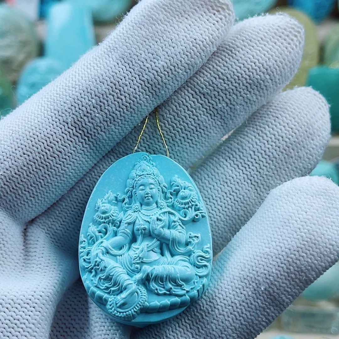 未镶嵌绿松石珠宝奇石