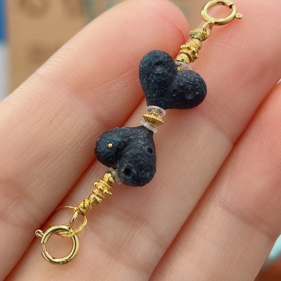 绿松石18K金镶嵌珠宝奇石