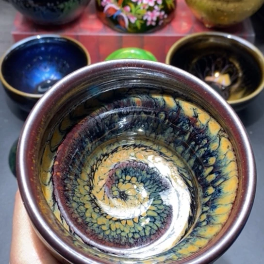 茶盏建盏主人杯茶壶盖碗品茗杯