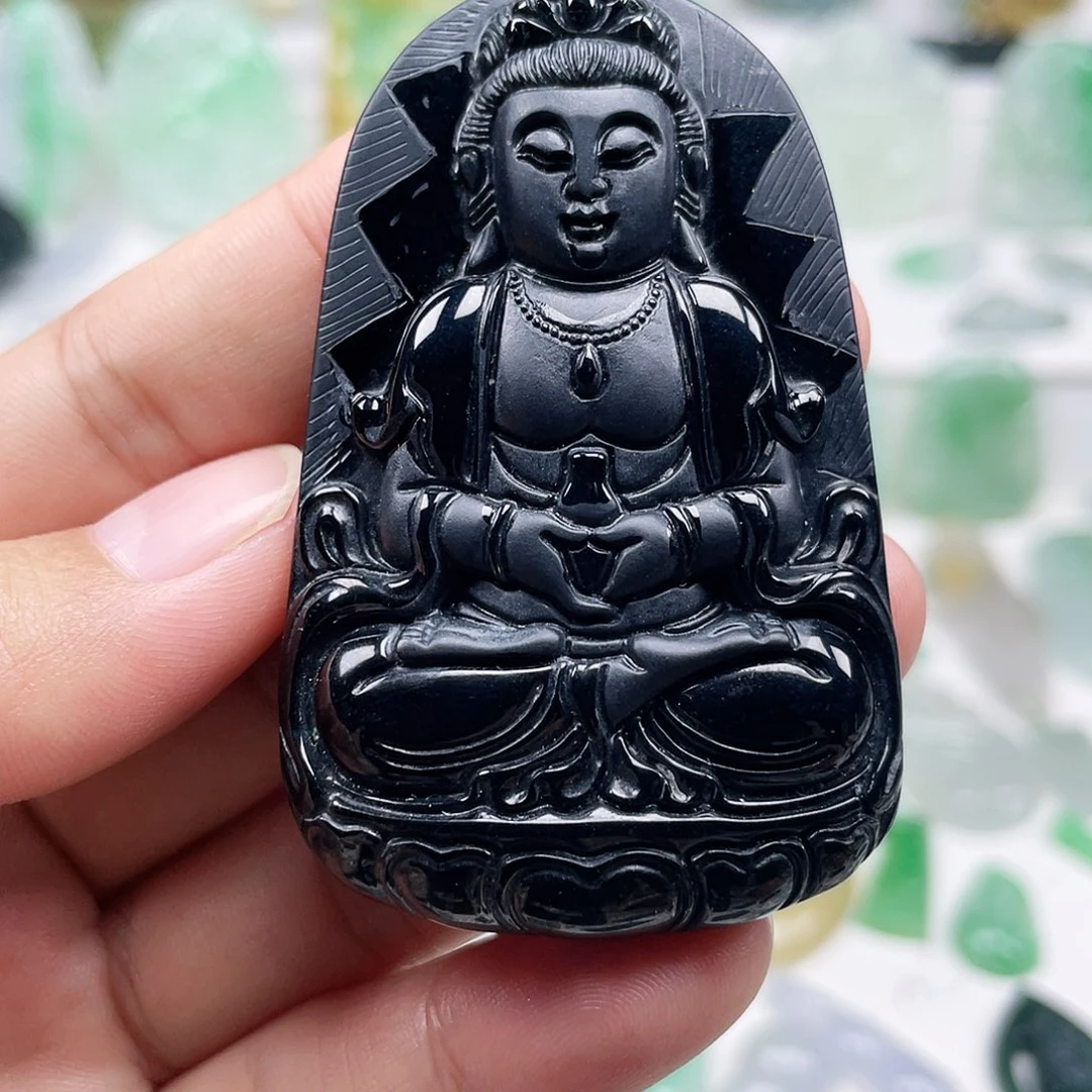 翡翠颈饰未镶嵌重*观音