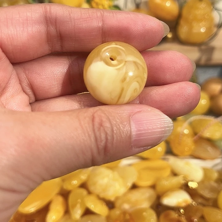 蜜蜡颈饰未镶嵌蜜蜡