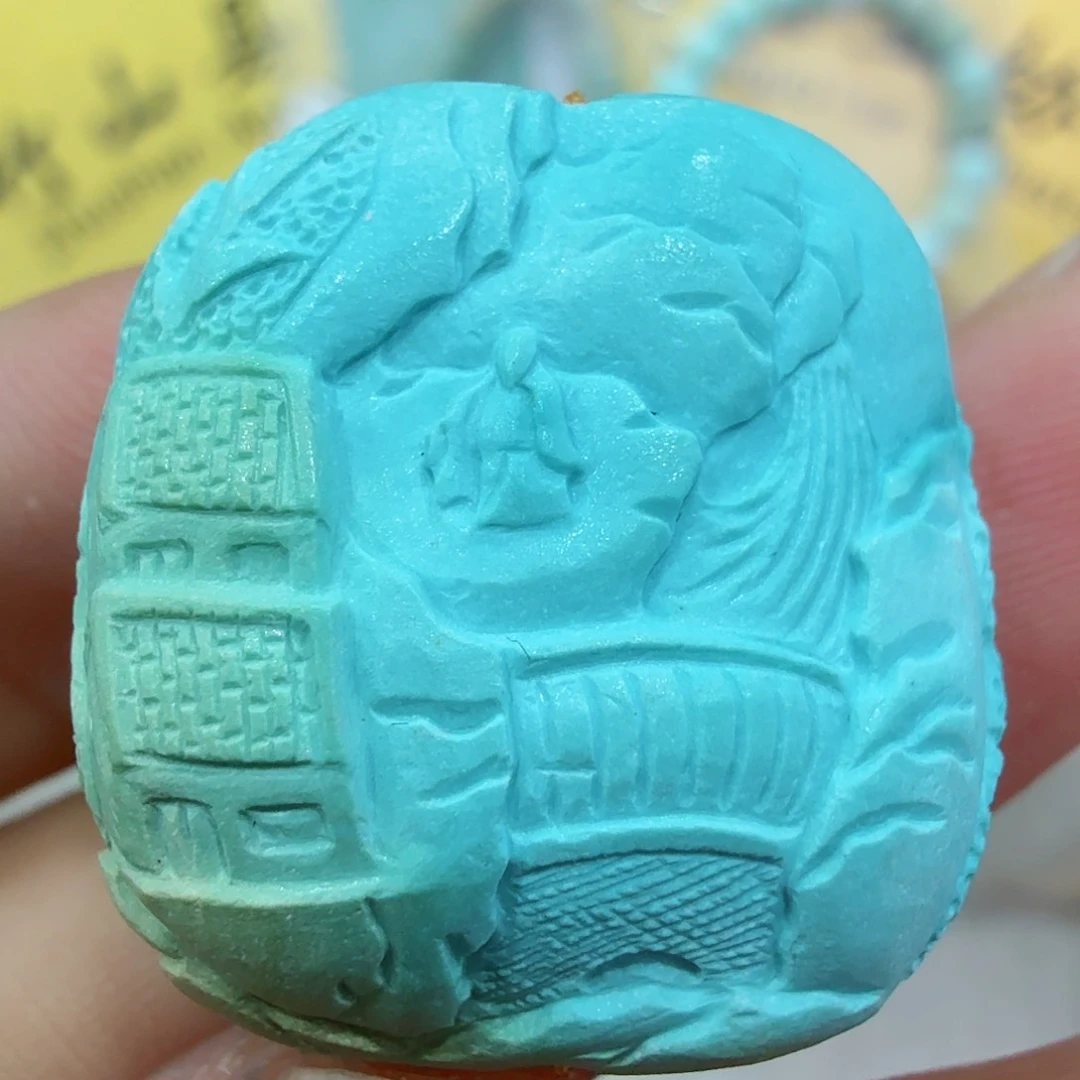 绿松石未镶嵌配饰