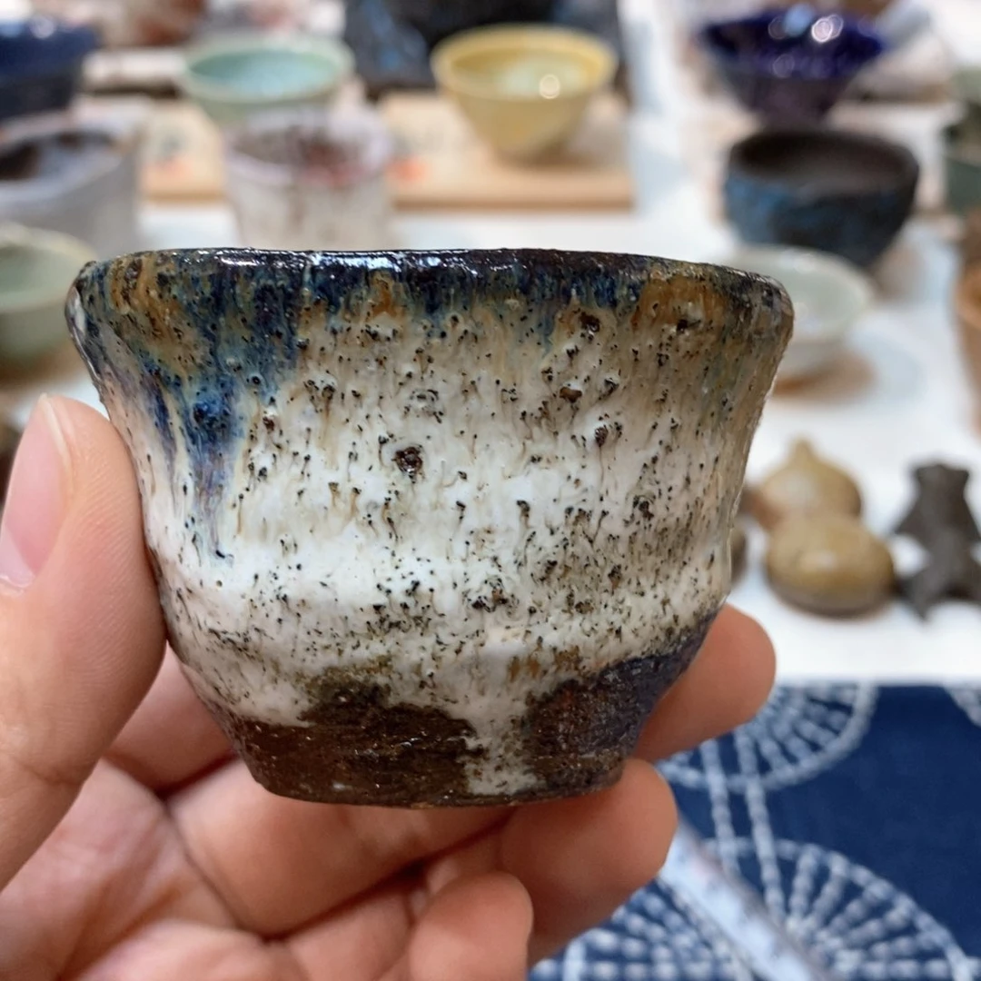 柴烧侘寂粗陶茶具