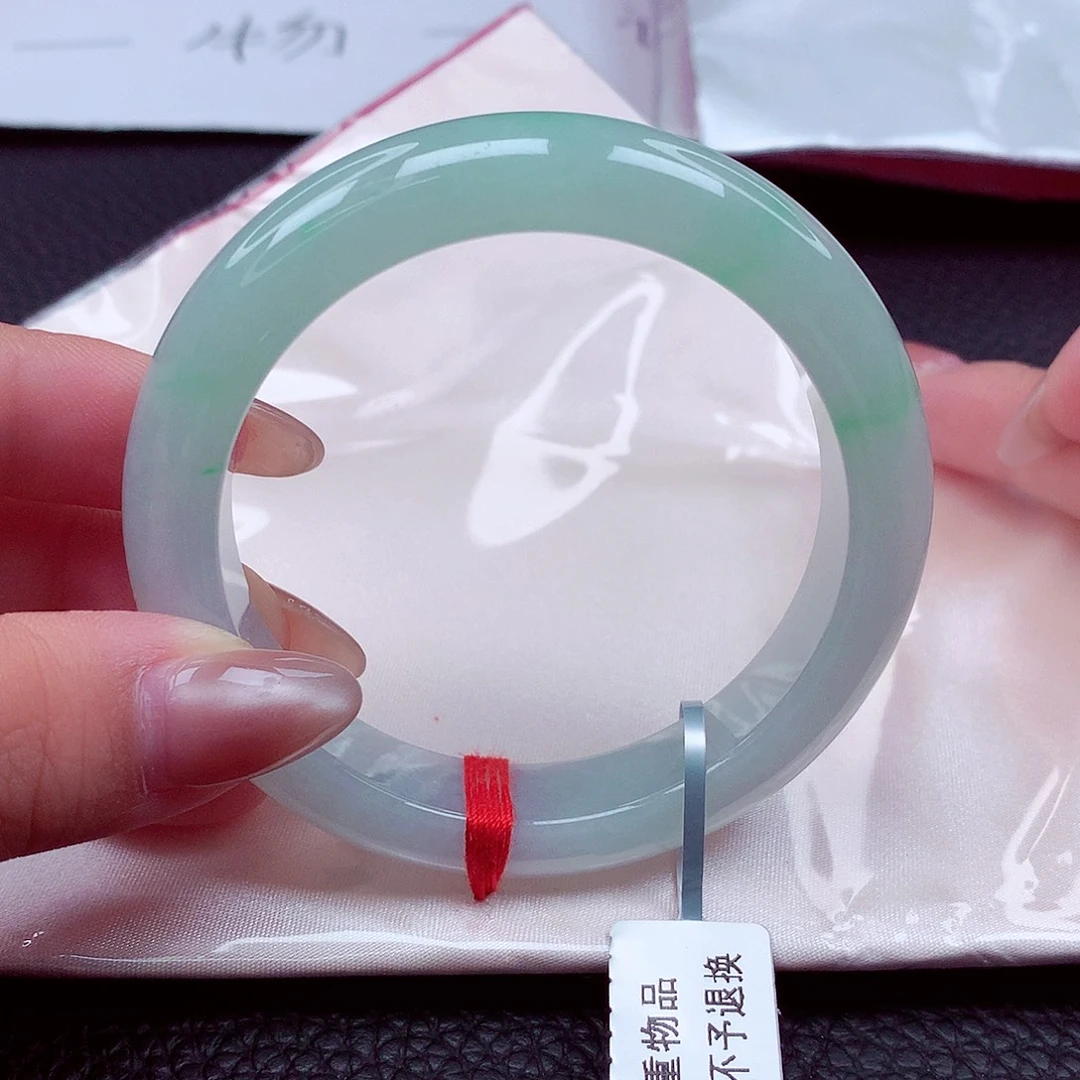 翡翠未镶嵌手镯天然缅甸翡翠A货