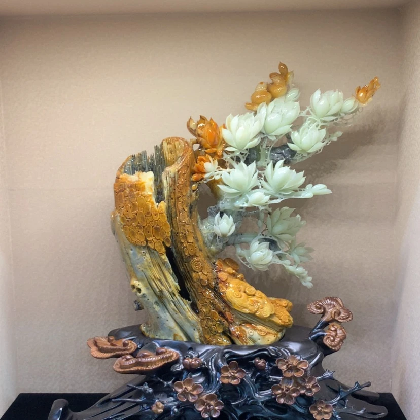 【闪购商品】未镶嵌蛇纹石玉摆件覆膜
