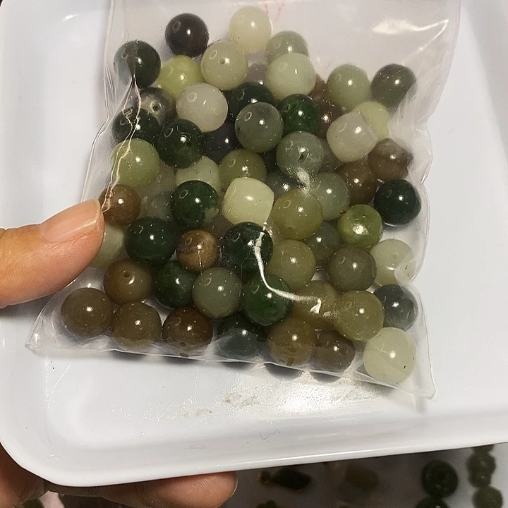 和田玉未镶嵌手链瑕疵品养鱼用