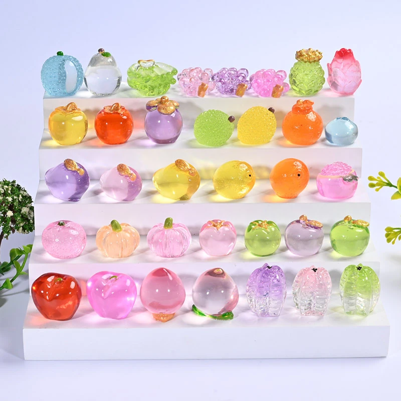 【对碰+双许愿/天选+打工人】高透渐变水果创意DIY摆件