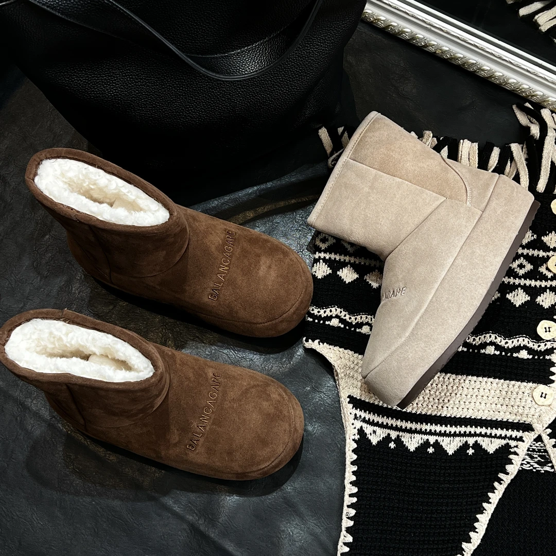 女鞋休闲鞋时尚百搭真皮加绒加厚保暖冬季5302