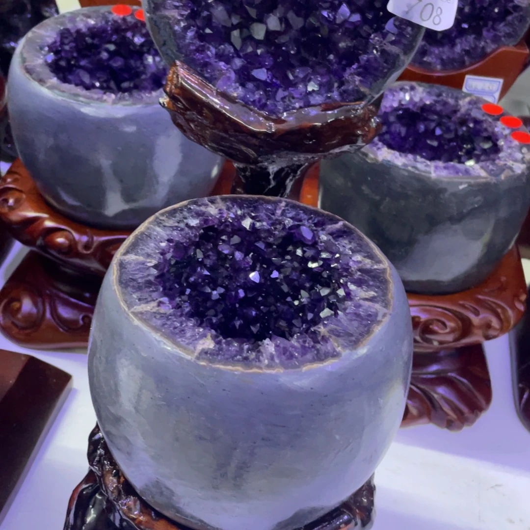 未镶嵌大型摆件（非配饰）紫晶
