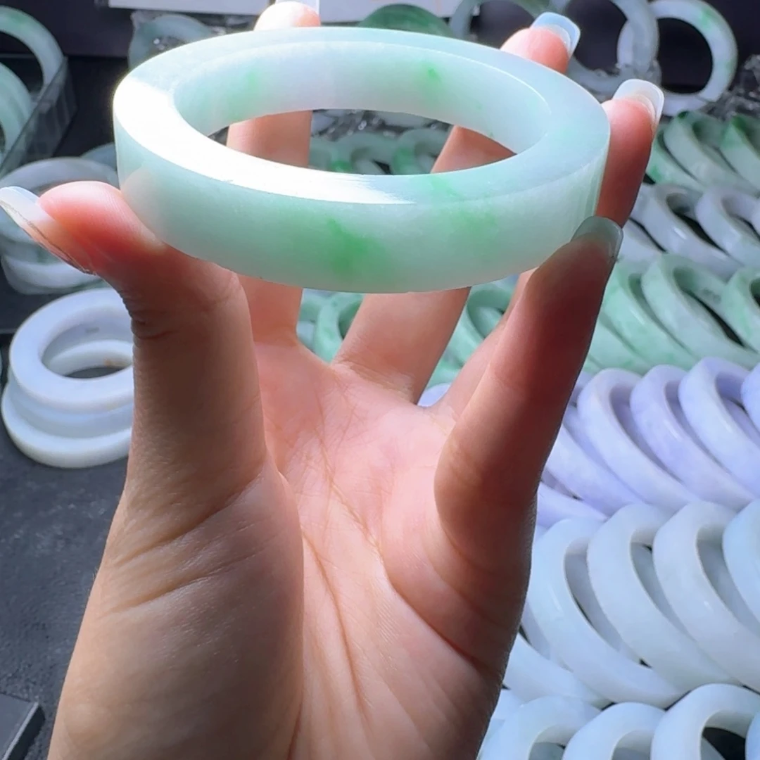 定制翡翠翡翠手镯未镶嵌涛*