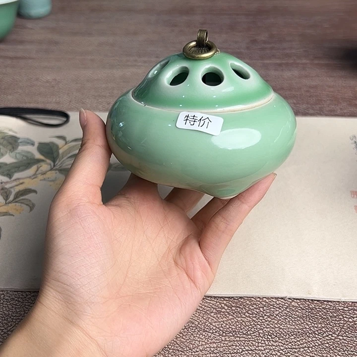 龙泉云间青瓷小米茶器