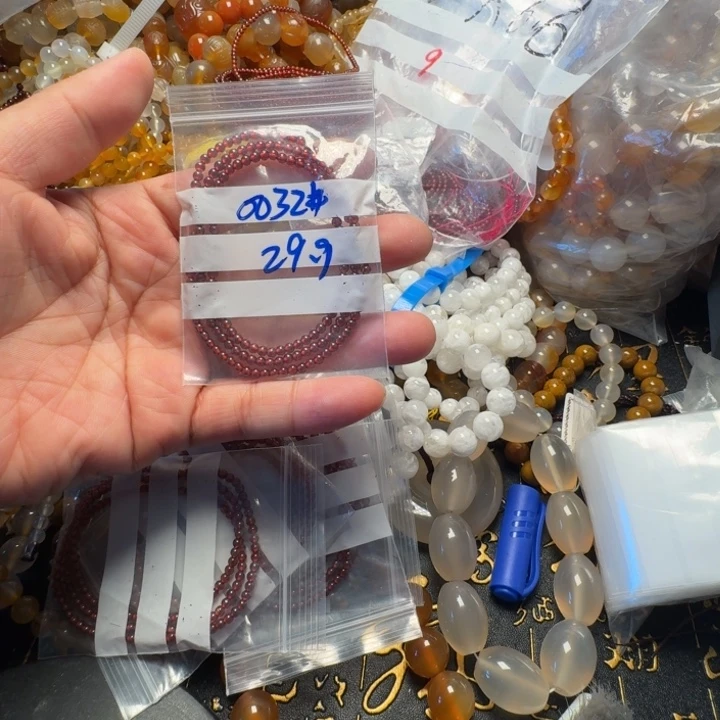 玛瑙/玉髓颈饰合金0032