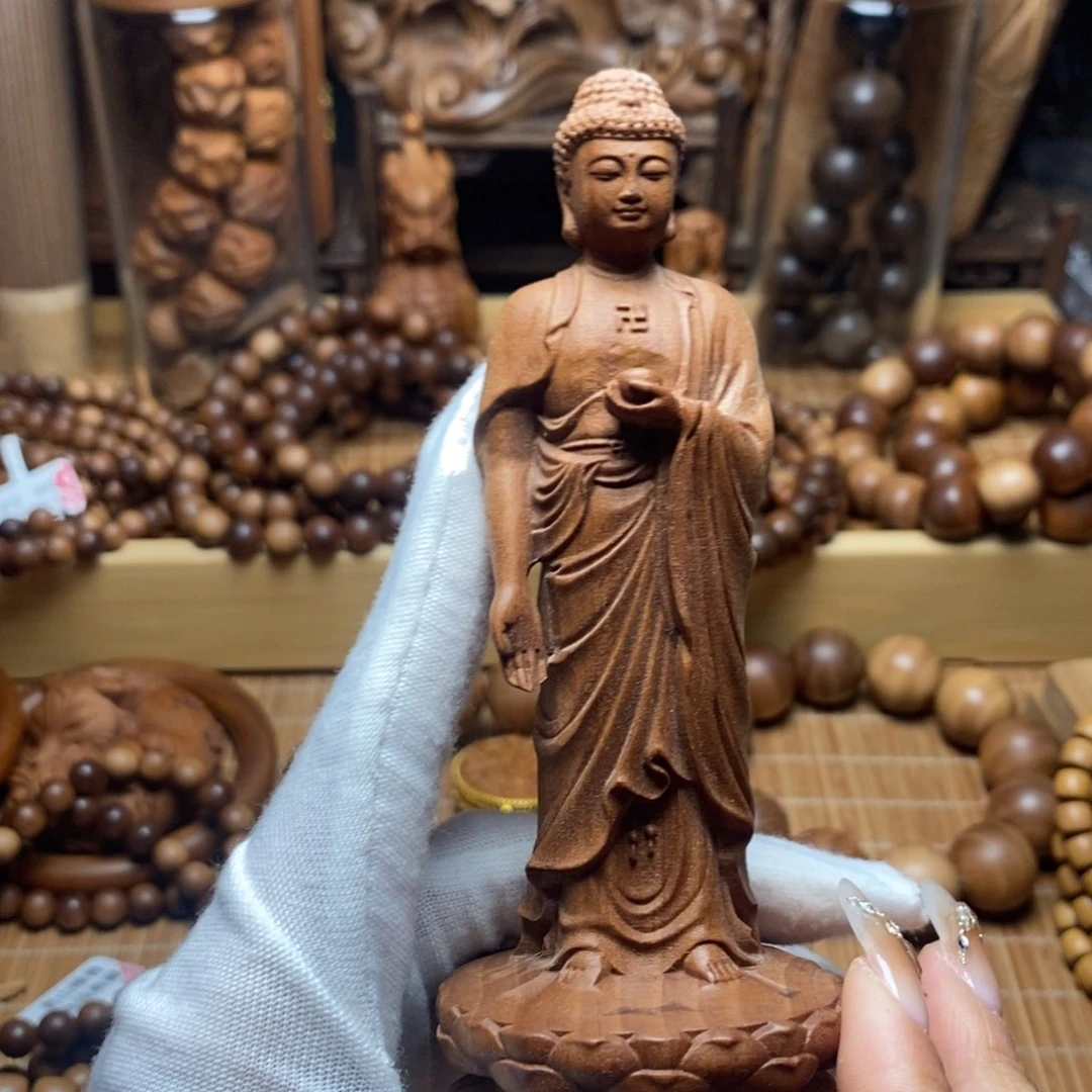 檀香木把件微瑕摆件