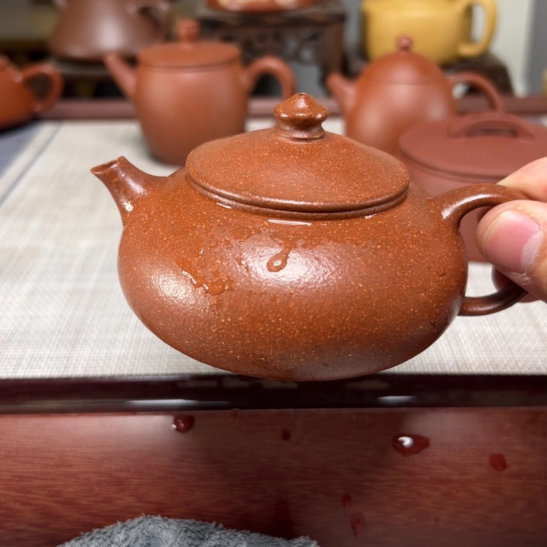 壶紫砂微瑕茶壶款