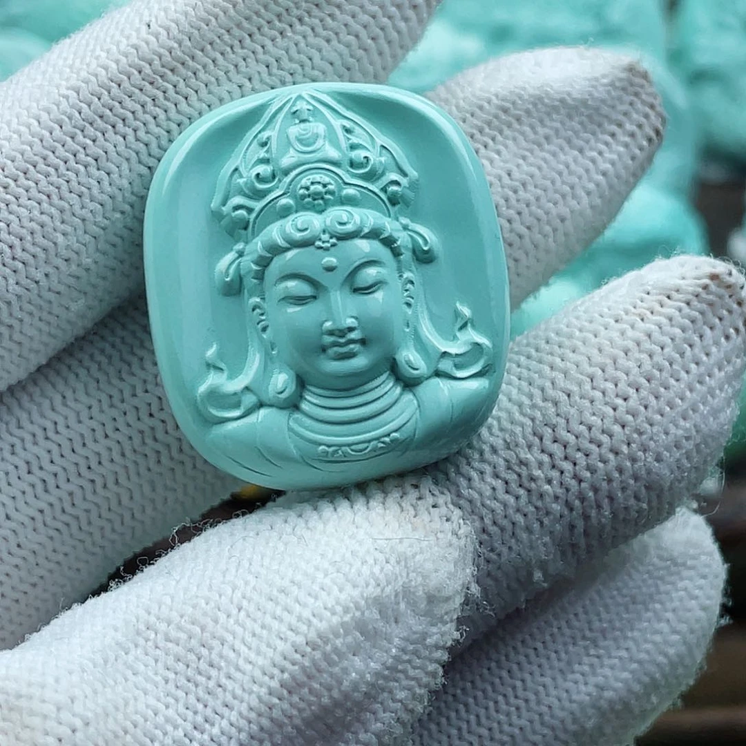 绿松石珠宝奇石未镶嵌