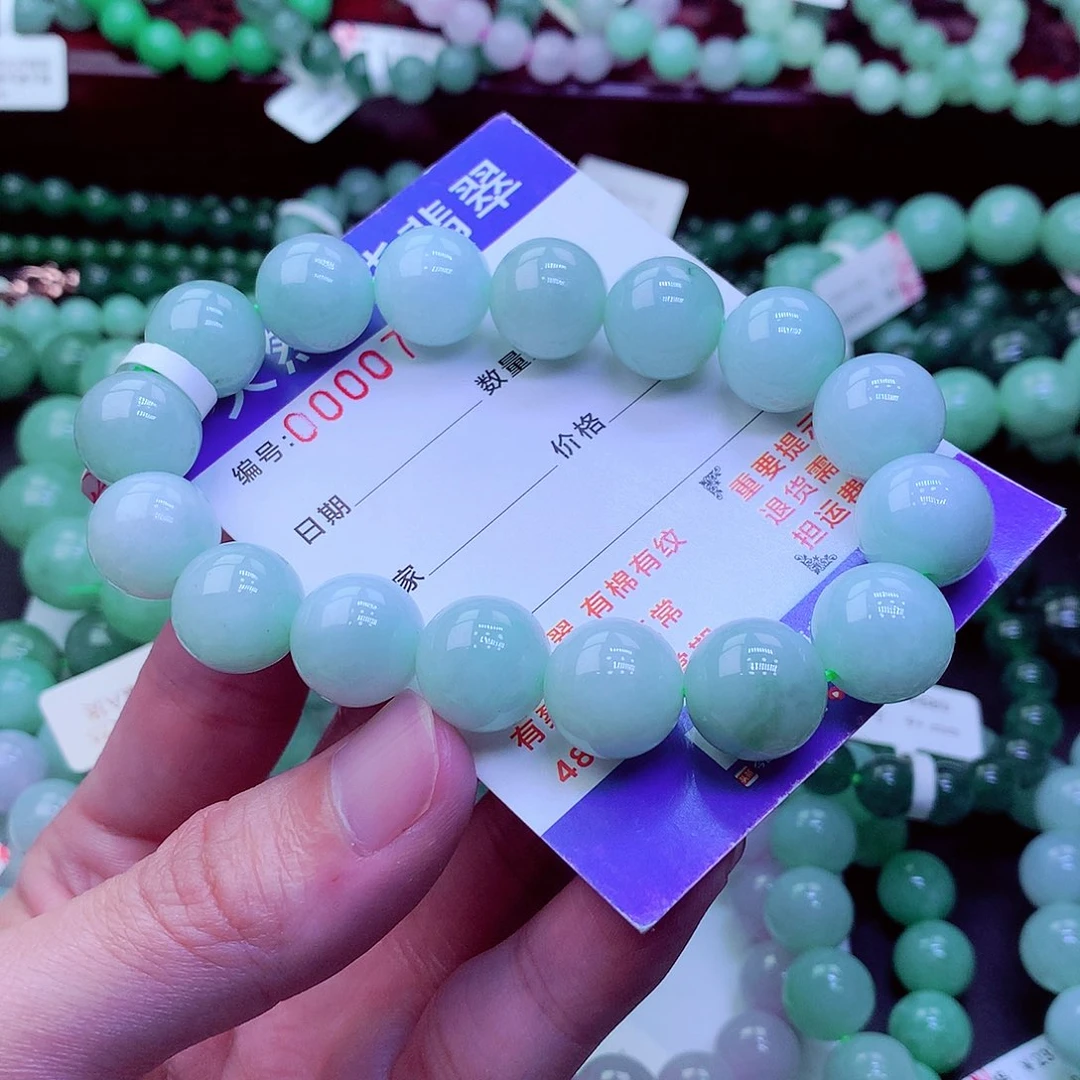 翡翠未镶嵌毛衣链