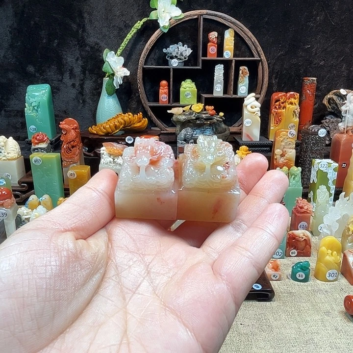 寿山石印石石*寿山石印章3