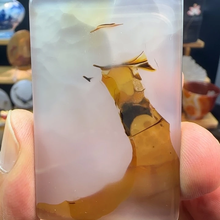 玛瑙/玉髓吊坠(不含链)未镶嵌