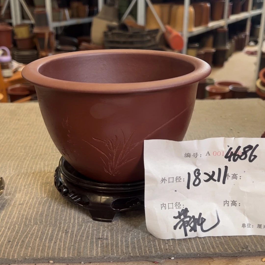 紫砂花盆紫砂花盆