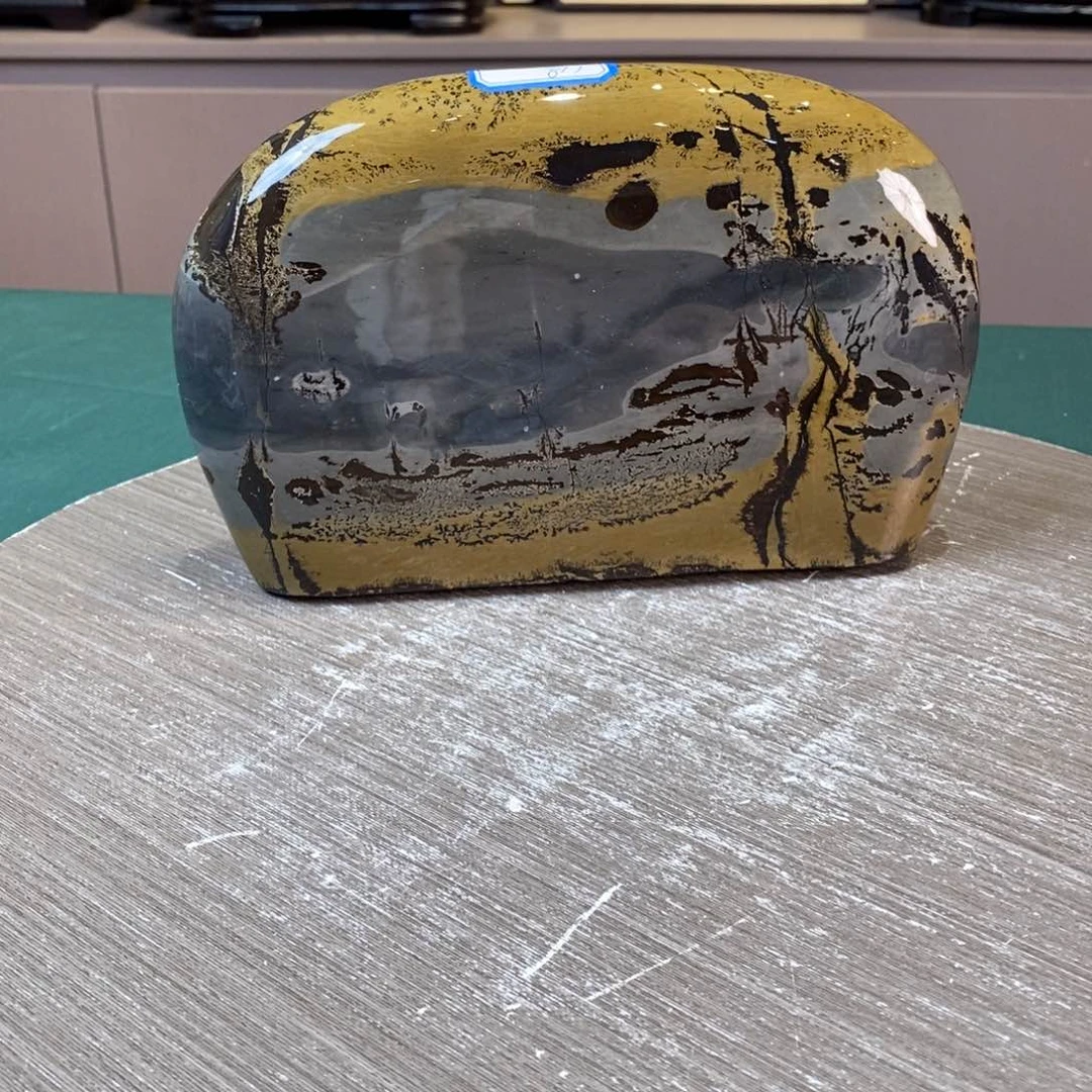 石材广西国画石草花石