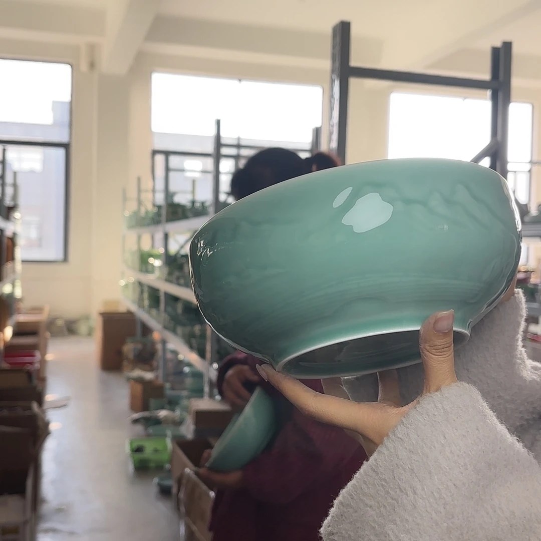 龙泉云间青瓷小米茶器