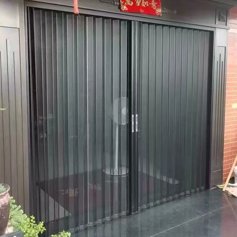 金刚网折叠门家用防鼠蚊虫防盗通风隐形防猫折叠门楼梯口纱门