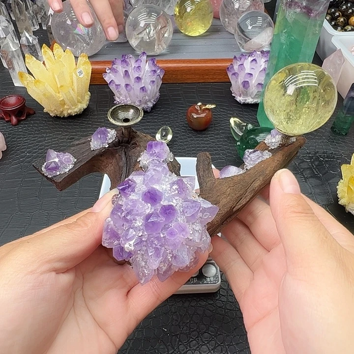 水晶未镶嵌珠宝半成品298