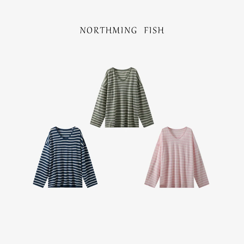 NorthMing fish「松弛进阶」干爽清透 质感美学亚麻针织防晒衫