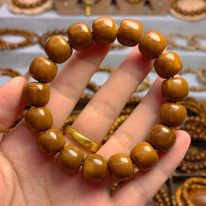 果皮天然库克精挑老型珠12*13单圈手串