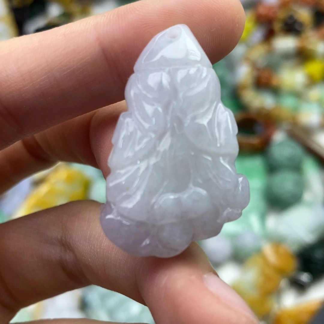 翡翠未镶嵌颈饰吊坠