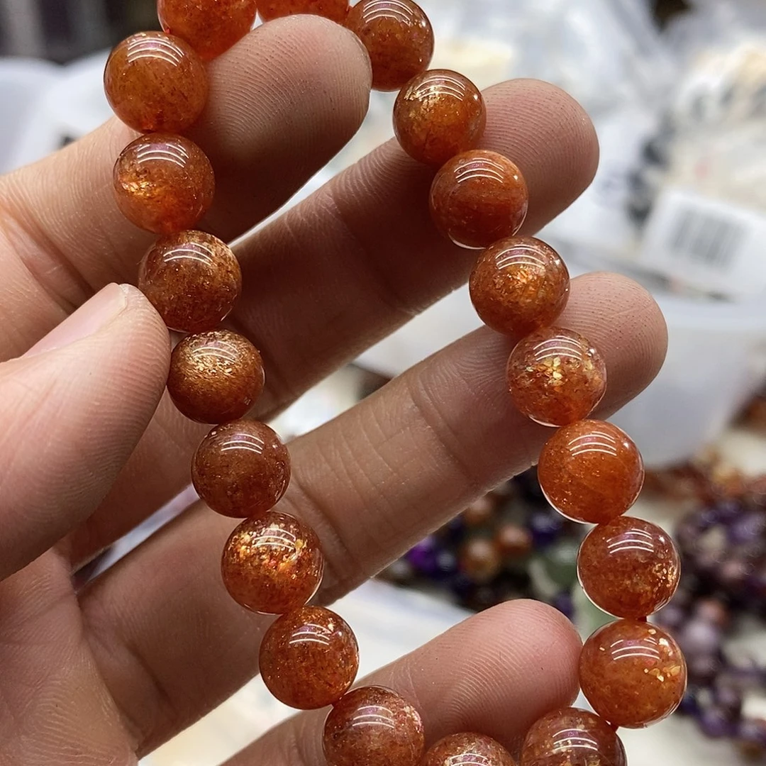 日光石手链未镶嵌天然