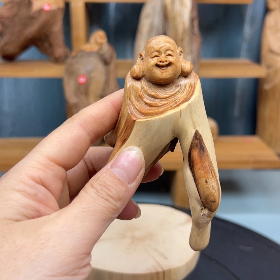 柏木崖柏木摆件手把件33