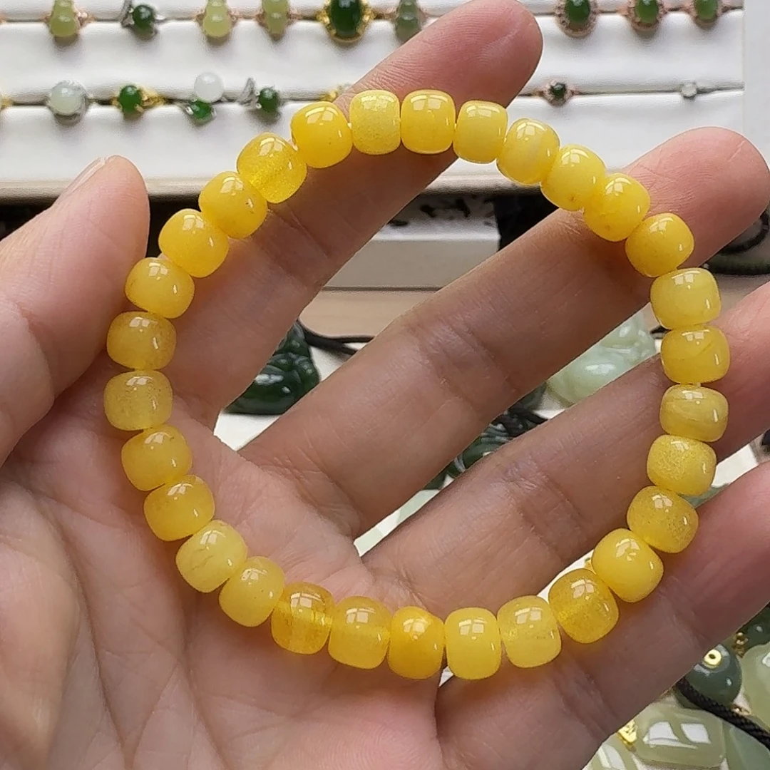 蜜蜡未镶嵌手链手串