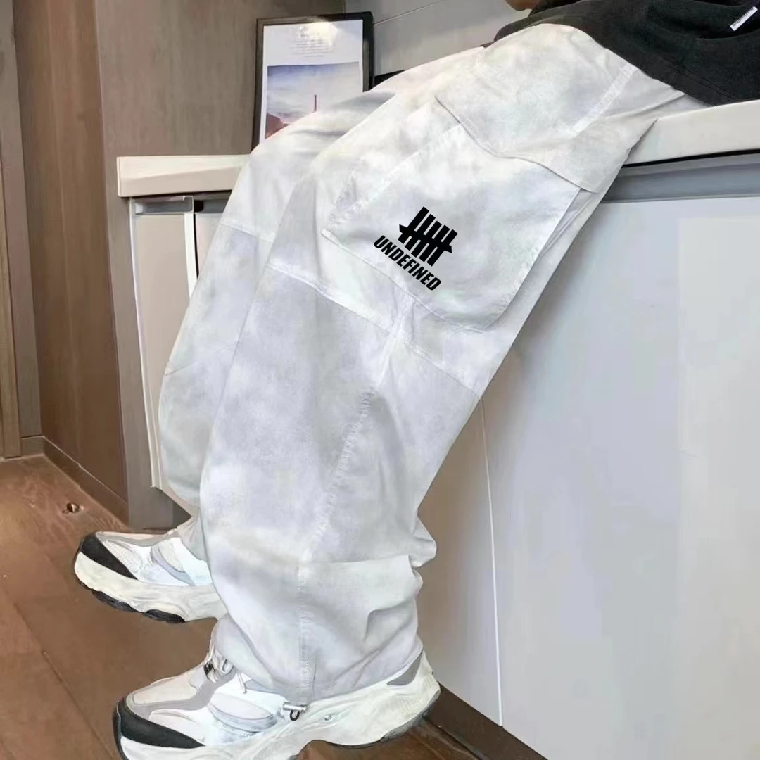 m【夏季薄款速干】青少年夏季轻薄百搭脏脏长裤宽松休闲工装裤81107