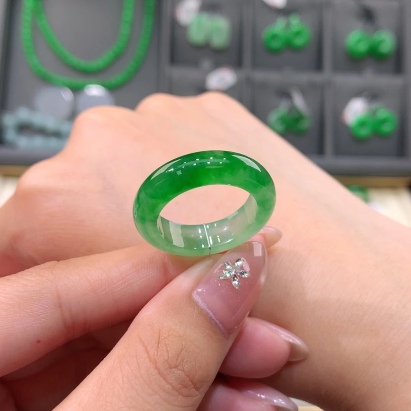 【闪购商品】未镶嵌戒指翡翠16号（新品）
