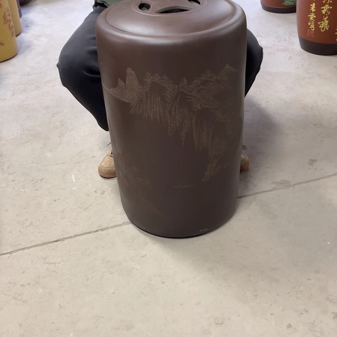 宜兴原矿紫砂茶叶罐