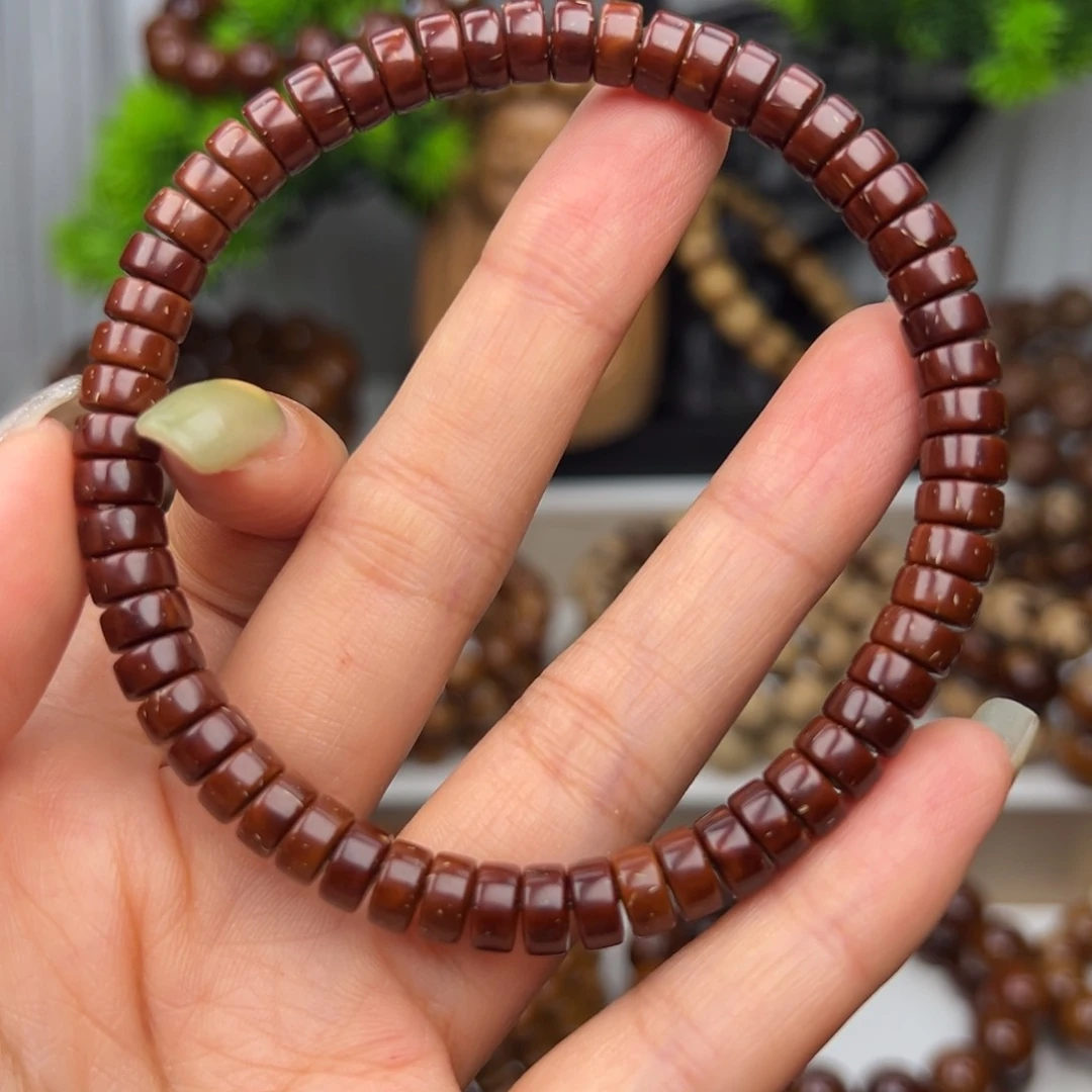 紫金鼠手串卡7*3.5实心药片