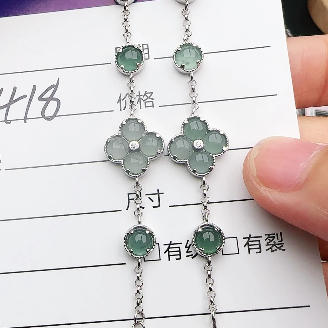 银S925镶嵌戒指翡翠戒指