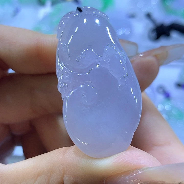 翡翠未镶嵌颈饰天然翡翠A货吊坠