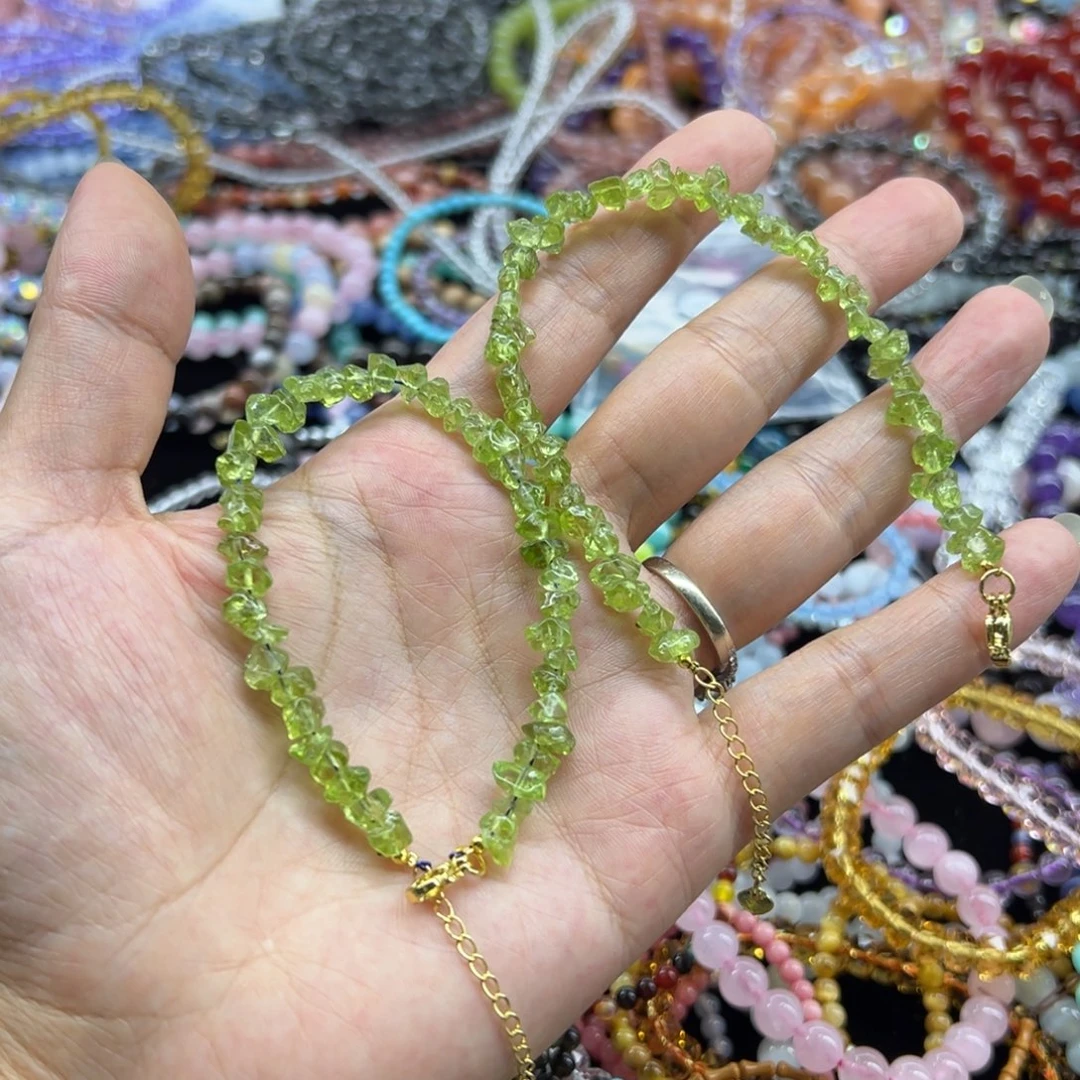未镶嵌手链水晶橄榄石