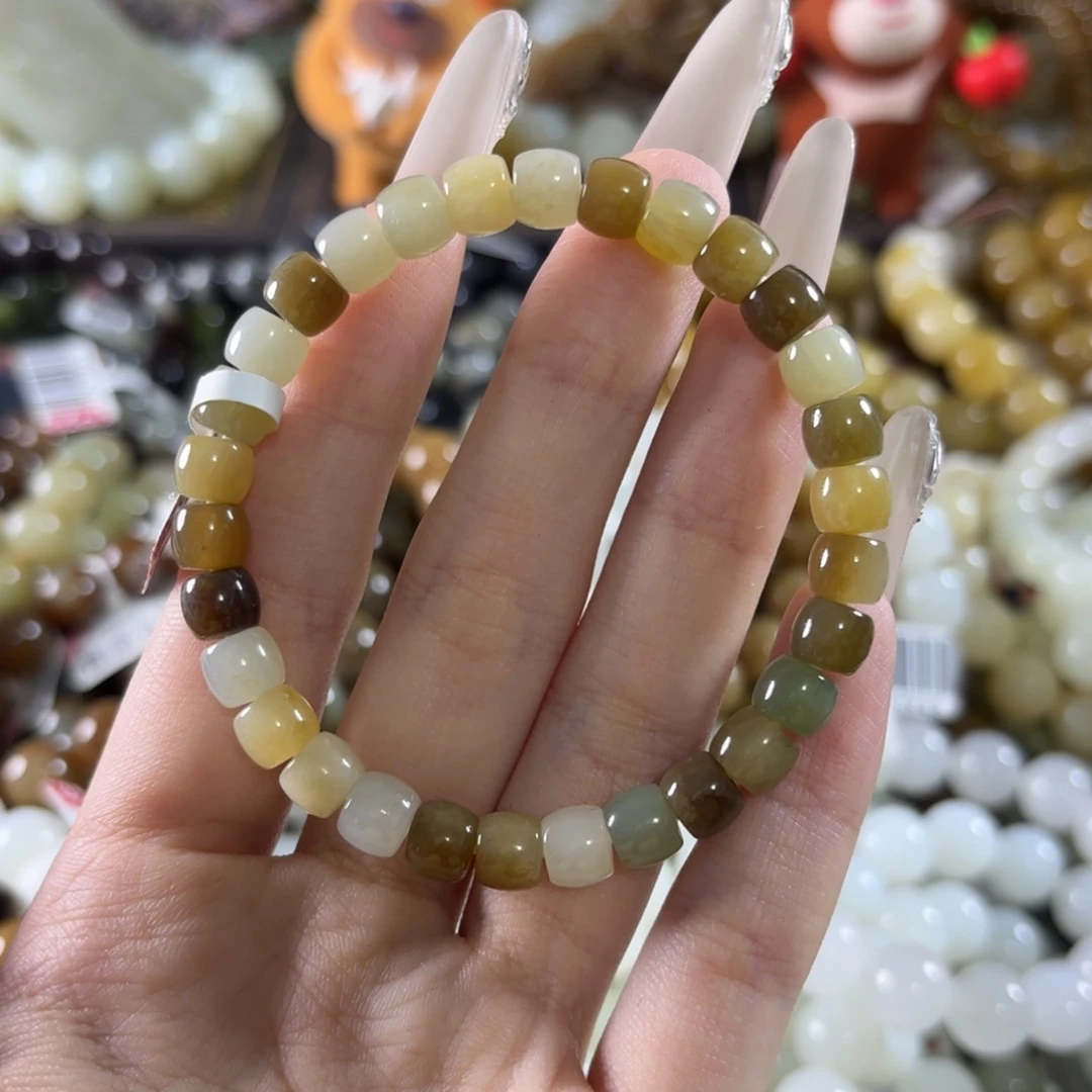 和田玉未镶嵌手链139