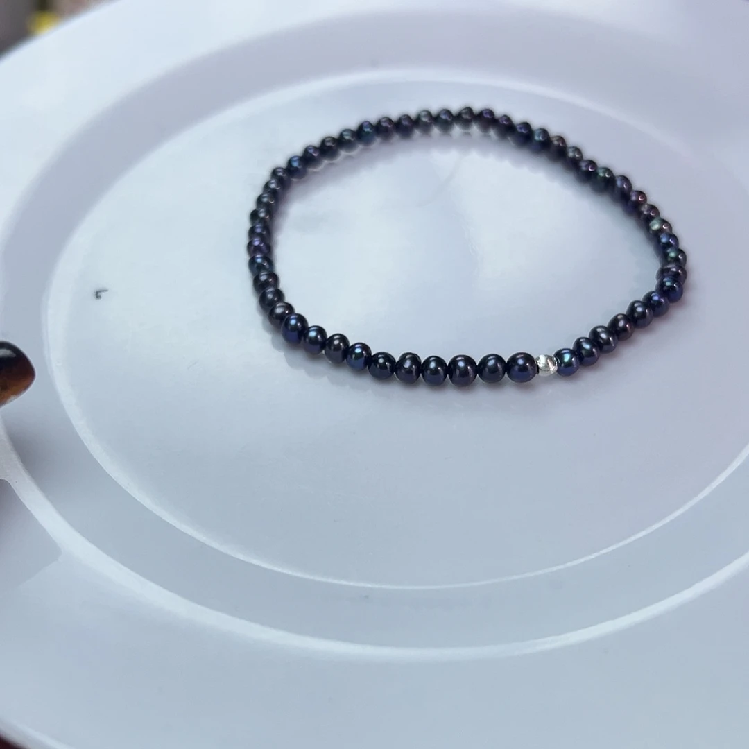 手绳淡水珍珠钛钢