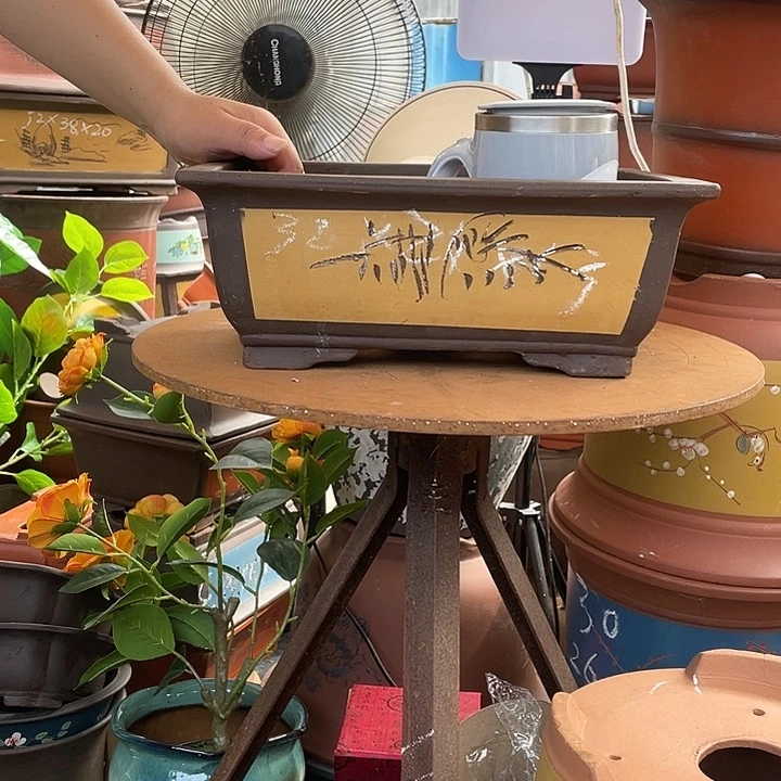 32黄马槽花盆紫砂花盆紫砂